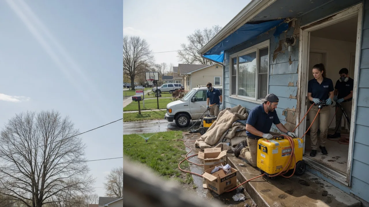 Basement Flood Cleanup in Almena, KS near me